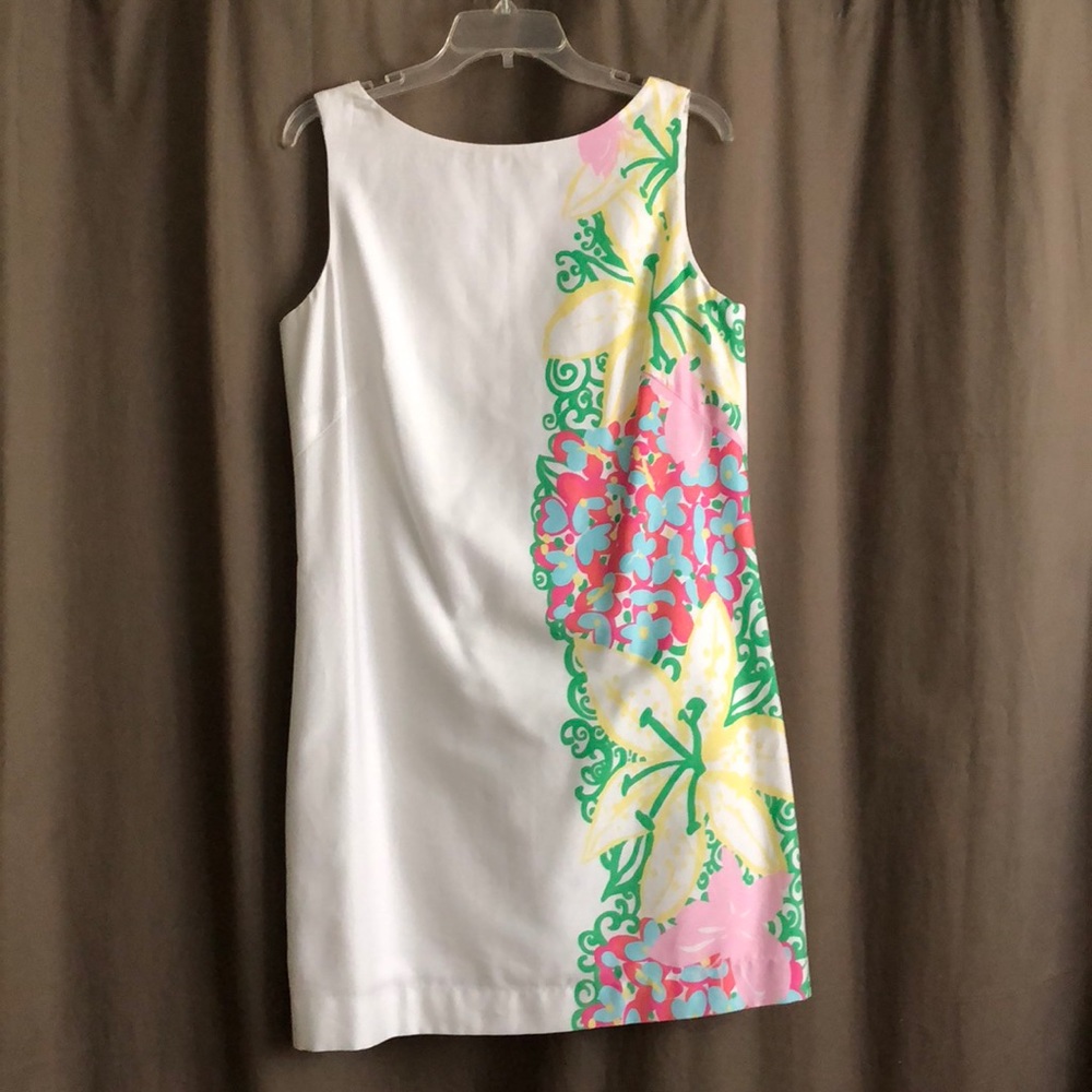 Lilly Pulitzer summer sheath dress.